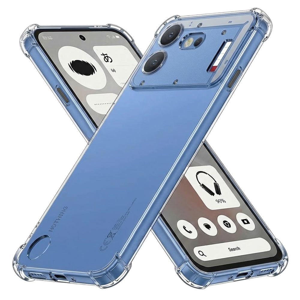 Case for Nothing Phone (4b), Techsuit, Shockproof Clear, Transparent
