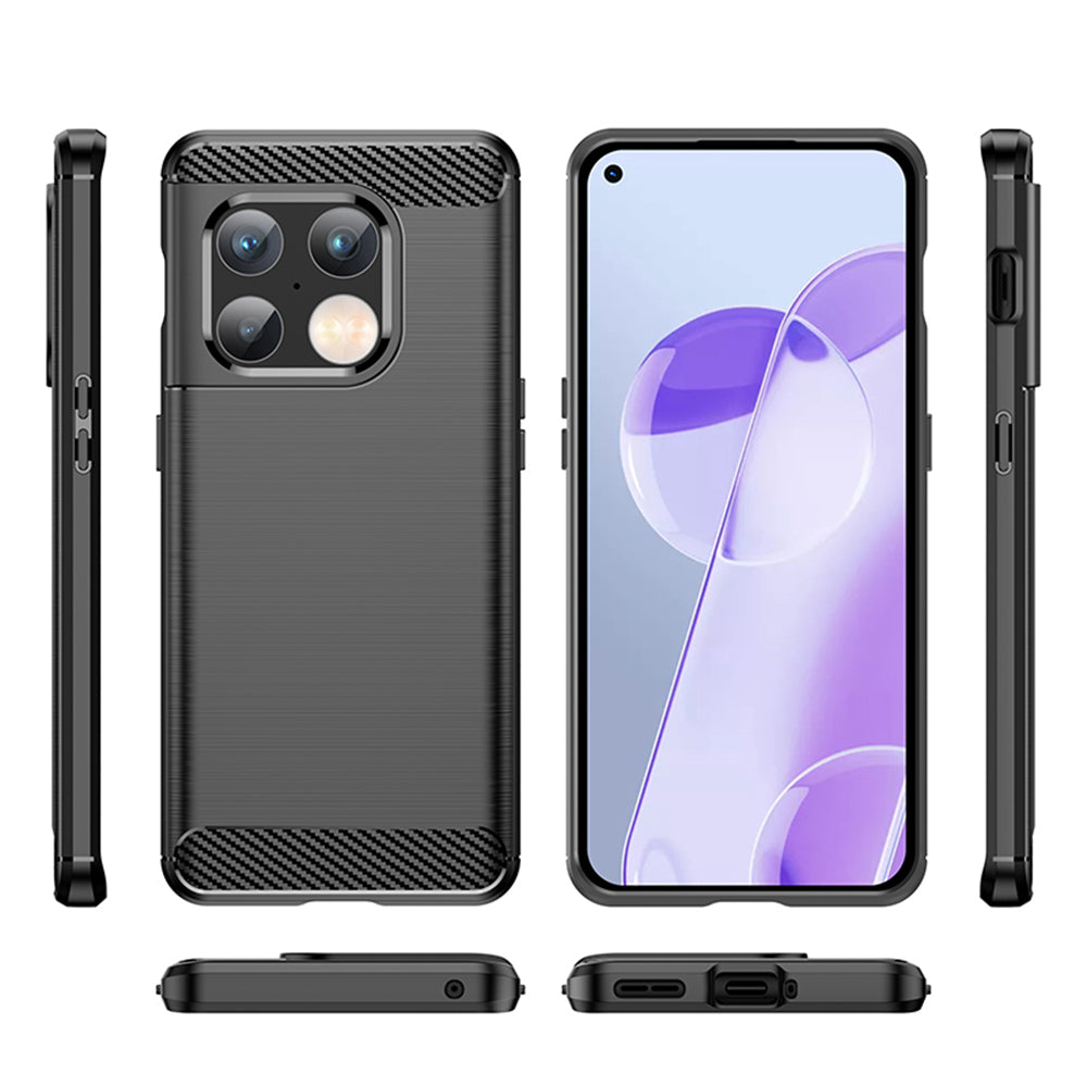 Case for OnePlus 10 Pro, Techsuit, Carbon, Black