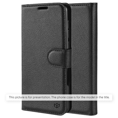 Case for OnePlus Nord 5, Techsuit, Leather Folio, Black