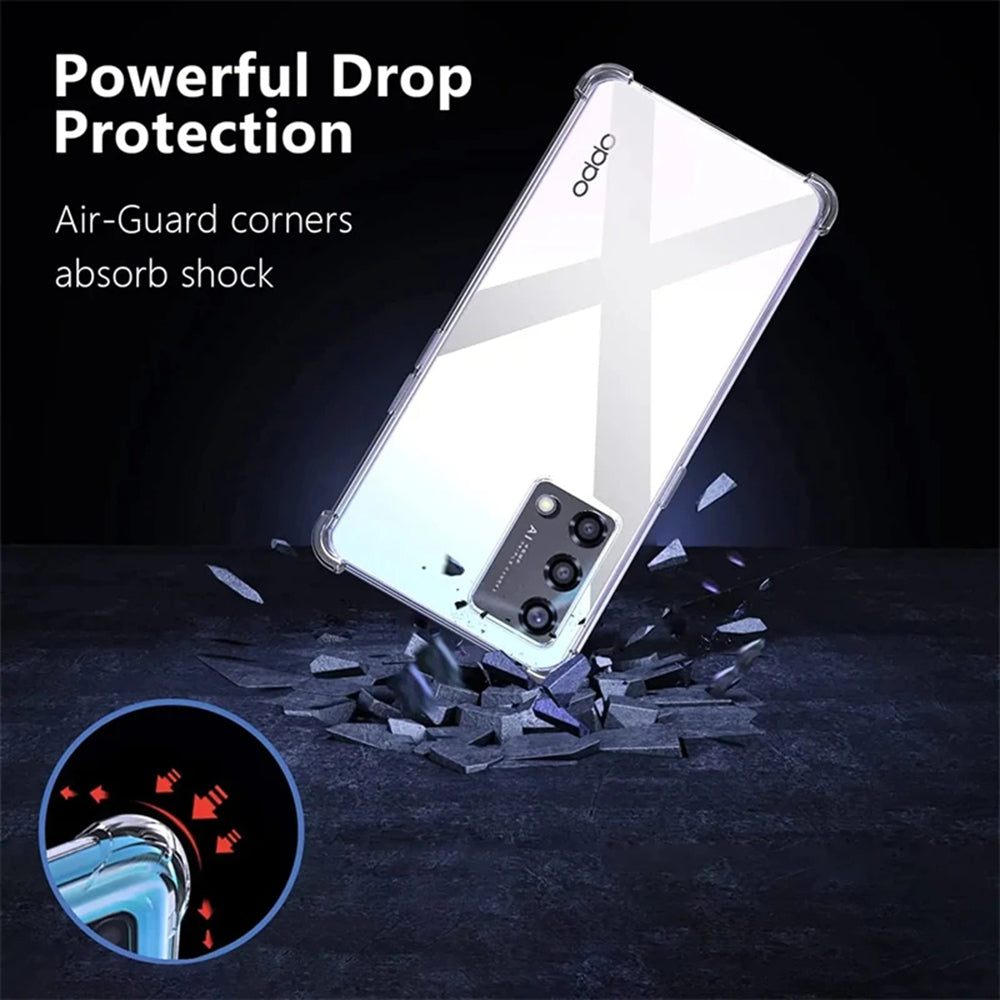 Case for Oppo Reno10 / Reno10 Pro, Techsuit, Shockproof Clear, Transparent