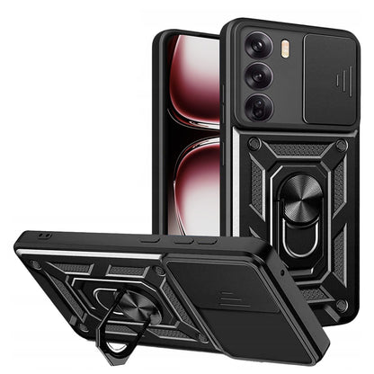 Case for Oppo Reno12 Pro, Techsuit, CamShield, Black