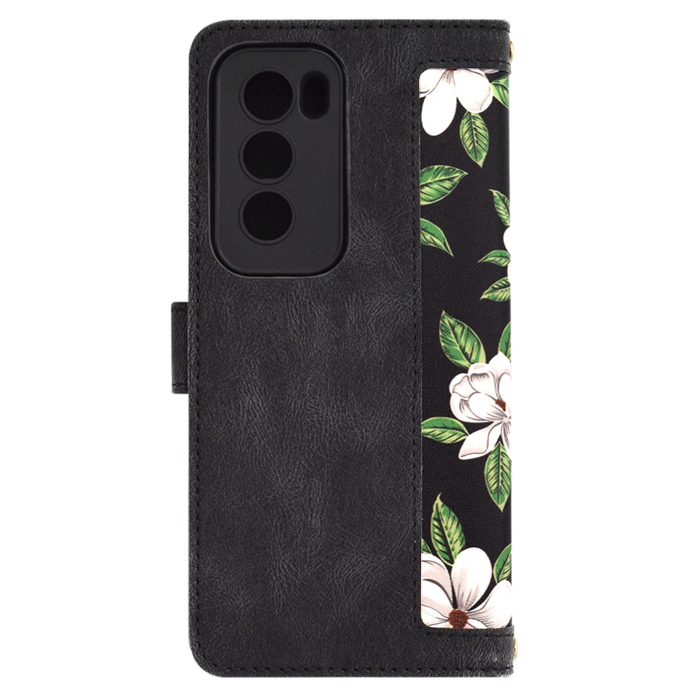 Case for Oppo Reno12, Techsuit, FlipCraft, Black