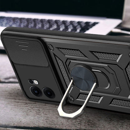 Case for Oppo Reno13 FS 5G / Reno13 F 4G / Reno13 F, Techsuit, CamShield, Black