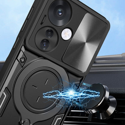 Case for Oppo Reno13, Techsuit, CamGuard Pro, Purple