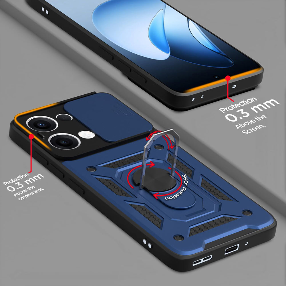 Case for Oppo Reno13, Techsuit, CamShield, Pink