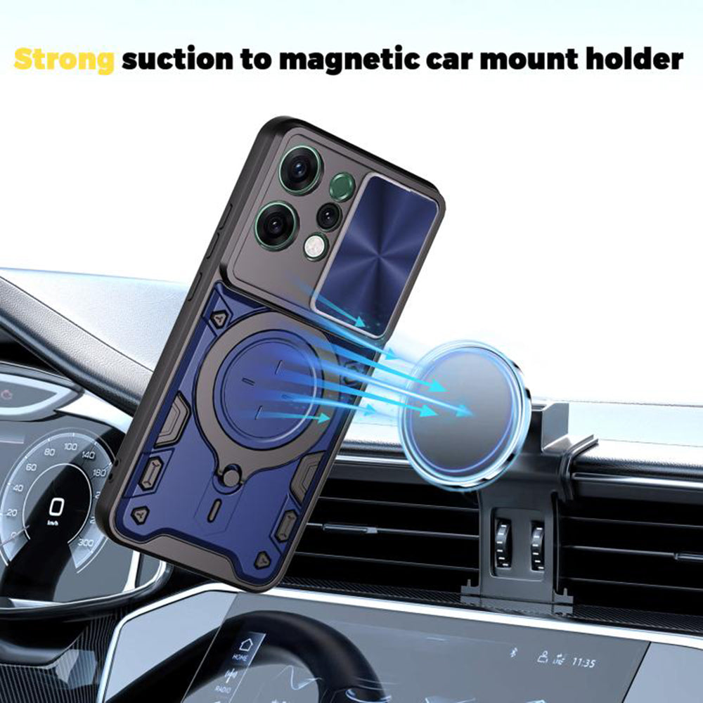 Case for Oppo Reno14, Techsuit, CamGuard Pro, Red