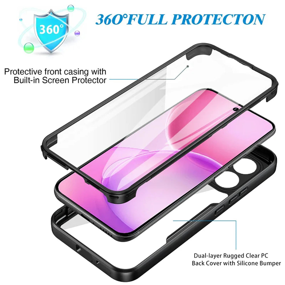 Case for Oppo Reno16 F / Reno16 FS, Techsuit, ColorVerse 360, Purple