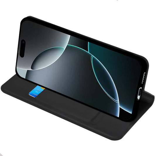 Case for Oppo Reno16 F / Reno16 FS, Techsuit, Magskin Book, Black