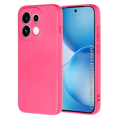 Case for Oppo Reno16 Pro, Techsuit, SoftFlex, Dark Pink