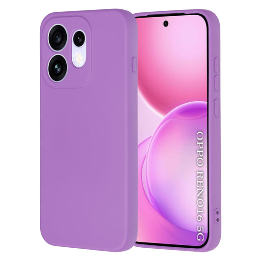 Case for Oppo Reno16, Techsuit, SoftFlex, Purple
