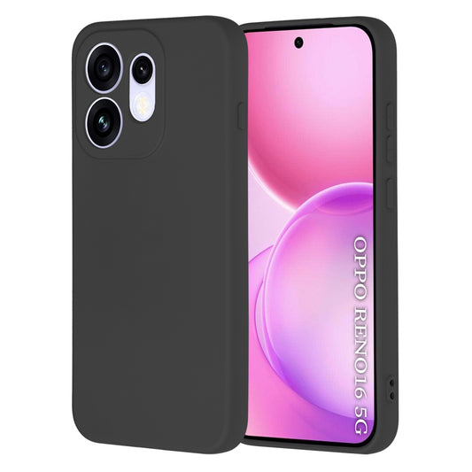 Case for Oppo Reno16, Techsuit, SoftFlex, Black