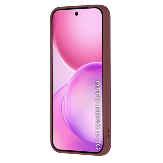 Case for Oppo Reno16, Techsuit, SoftFlex, Burgundy