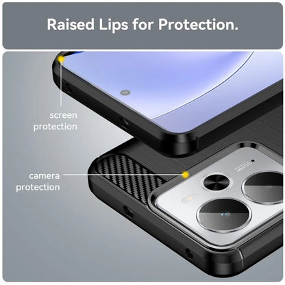 Case for Realme 14T / 14, Techsuit, Carbon, Black
