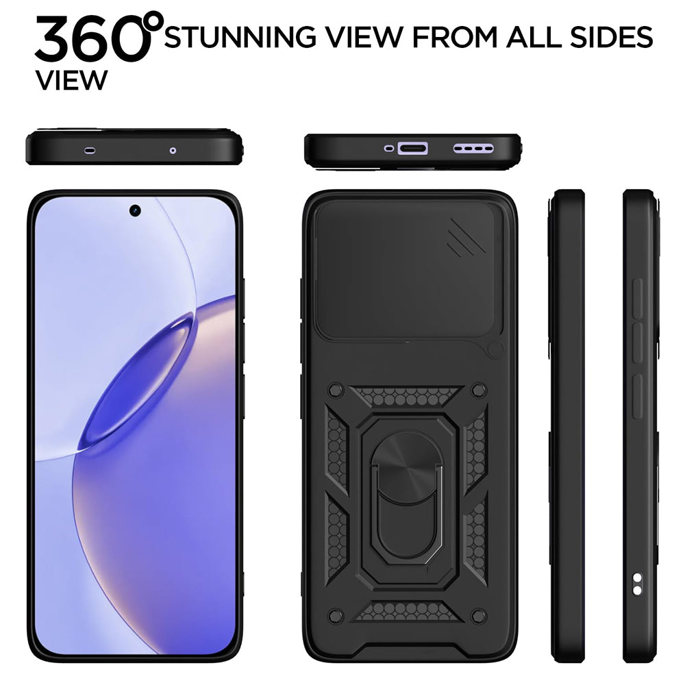 Case for Realme 16 Pro, Techsuit, CamShield, Black