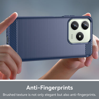 Case for Realme C63 / C61, Techsuit, Carbon, Blue