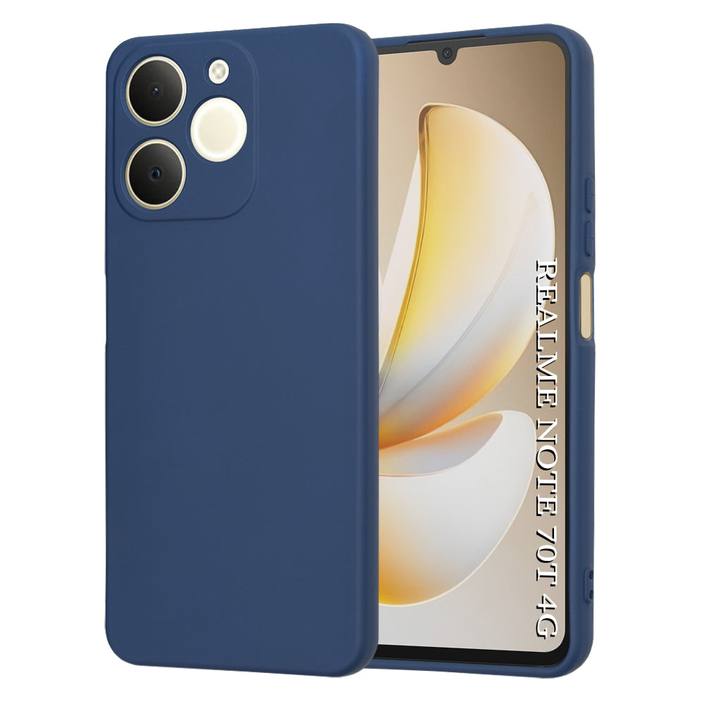 Case for Realme Note 70T, Techsuit, SoftFlex, Navy Blue
