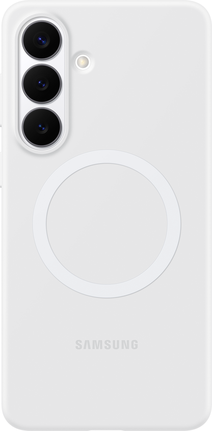 Case for Samsung Galaxy S26 Plus S947, Silicone Magnet Case, White EF-ES947CWEGWW