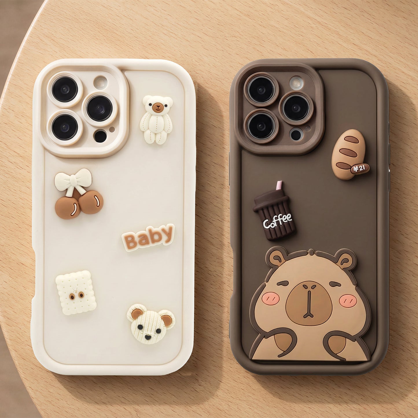 Case for Samsung Galaxy A26 A266, OEM, Ultra Trendy 3D Capybara, Brown