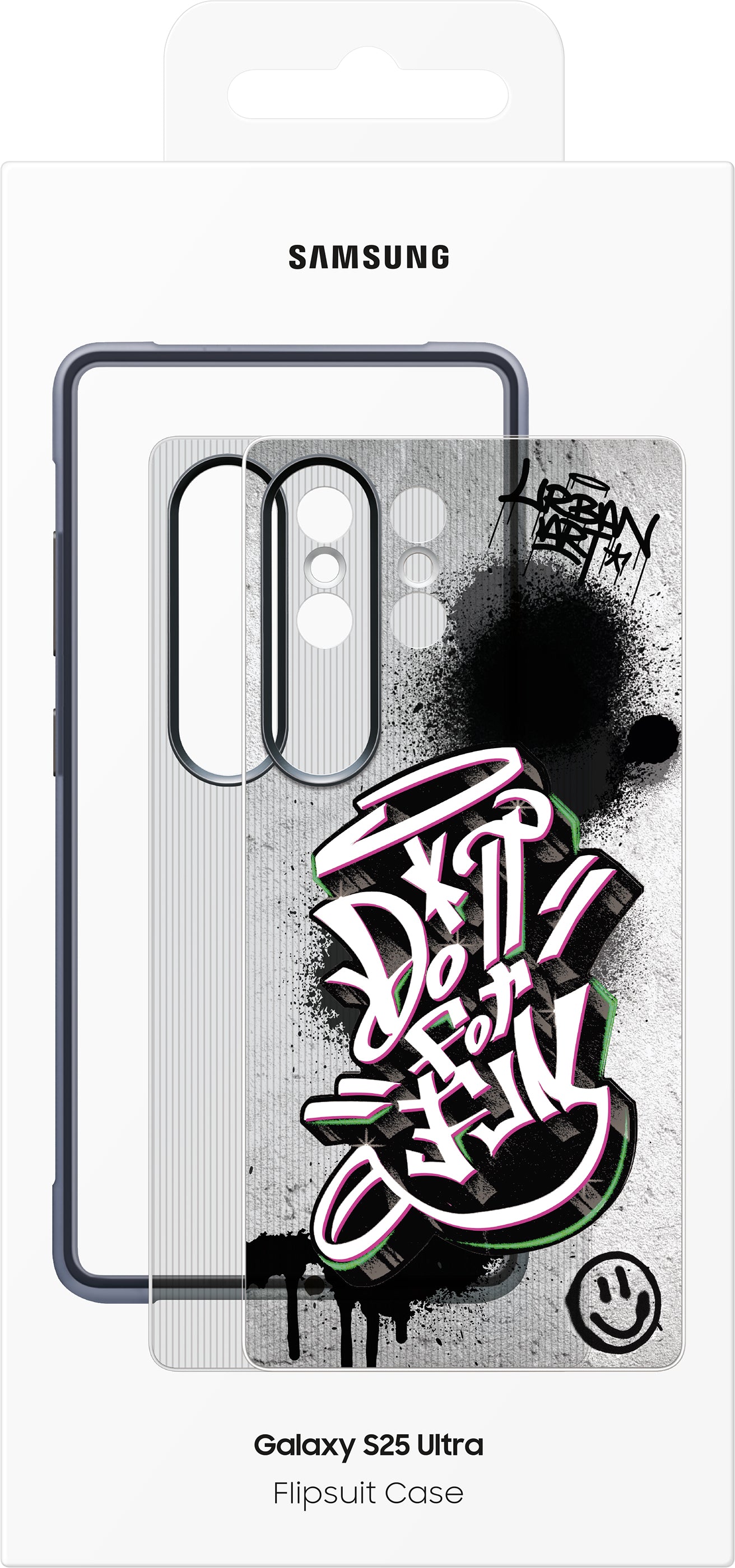 Case for Samsung Galaxy S25 Ultra S938, FlipSuit Rugged Case, Black EF-JS938CBEGWW
