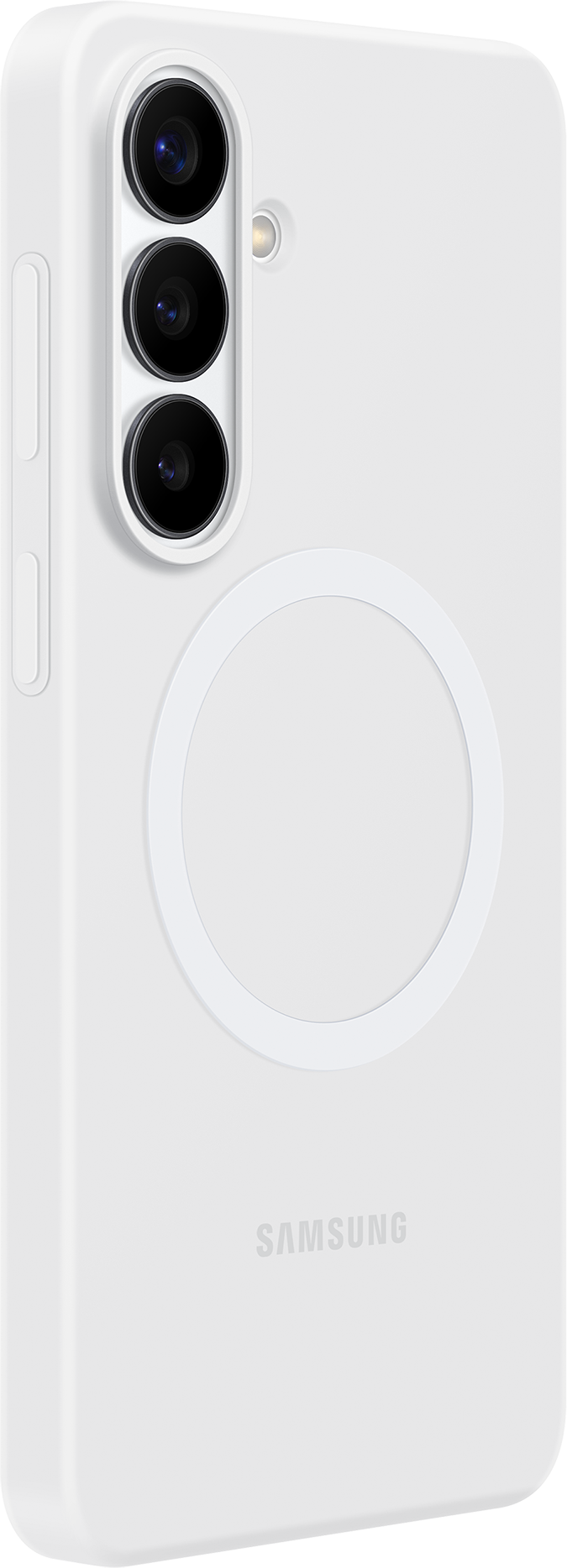 Case for Samsung Galaxy S26 Plus S947, Silicone Magnet Case, White EF-ES947CWEGWW