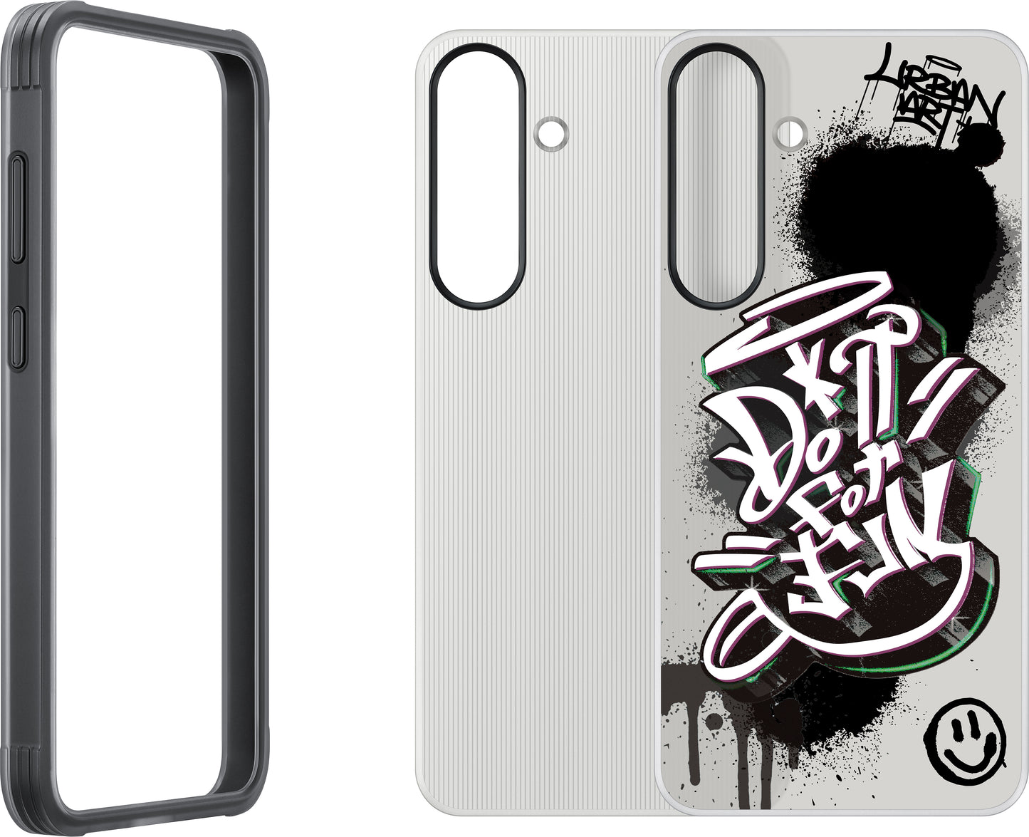 Case for Samsung Galaxy S25+ S936, FlipSuit Rugged Case, Black EF-JS936CBEGWW