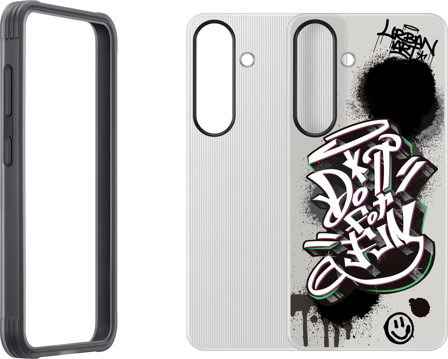 Case for Samsung Galaxy S25 S931, FlipSuit Rugged Case, Black EF-JS931CBEGWW