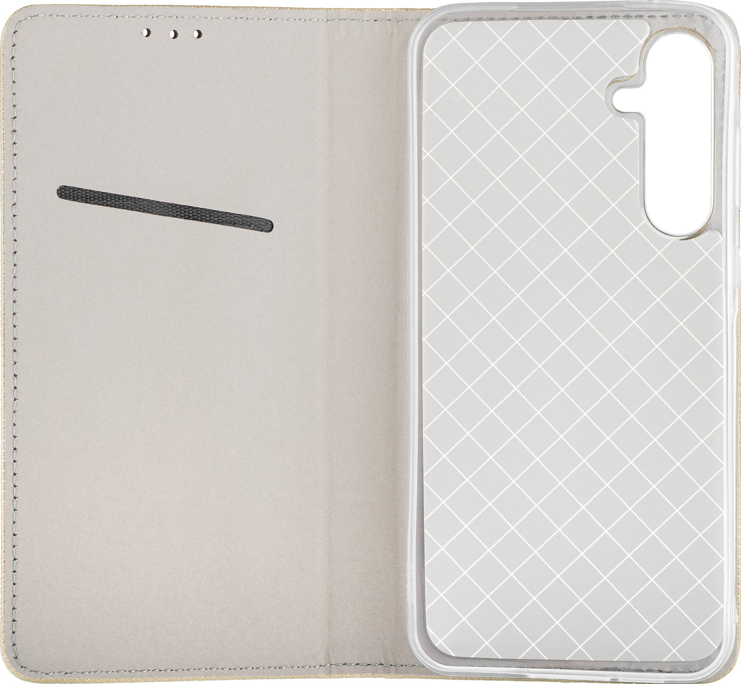 Case for Samsung Galaxy A05s A057, OEM, Smart Magnet, Gold