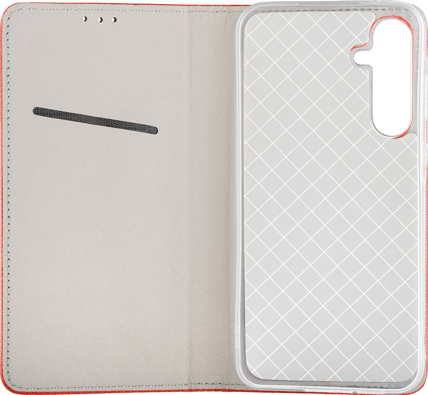 Case for Samsung Galaxy A57 5G, OEM, Smart Magnet, Red