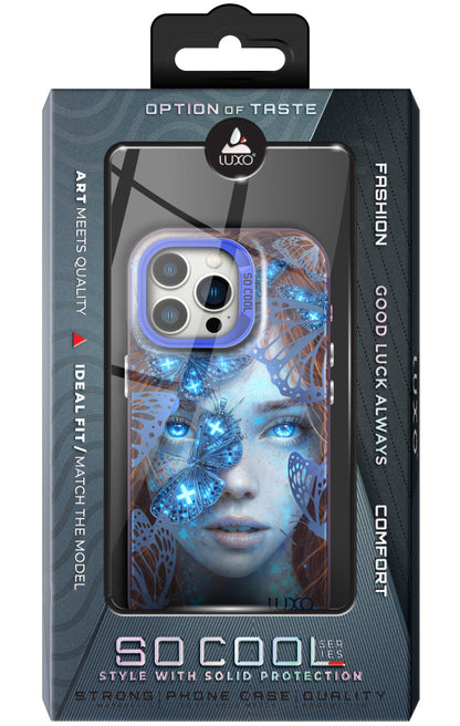 Case for Samsung Galaxy A55 5G A556, LUXO So CooL, ArcadiA Butterfly Girl, Multicolor