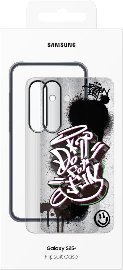 Case for Samsung Galaxy S25+ S936, FlipSuit Rugged Case, Black EF-JS936CBEGWW