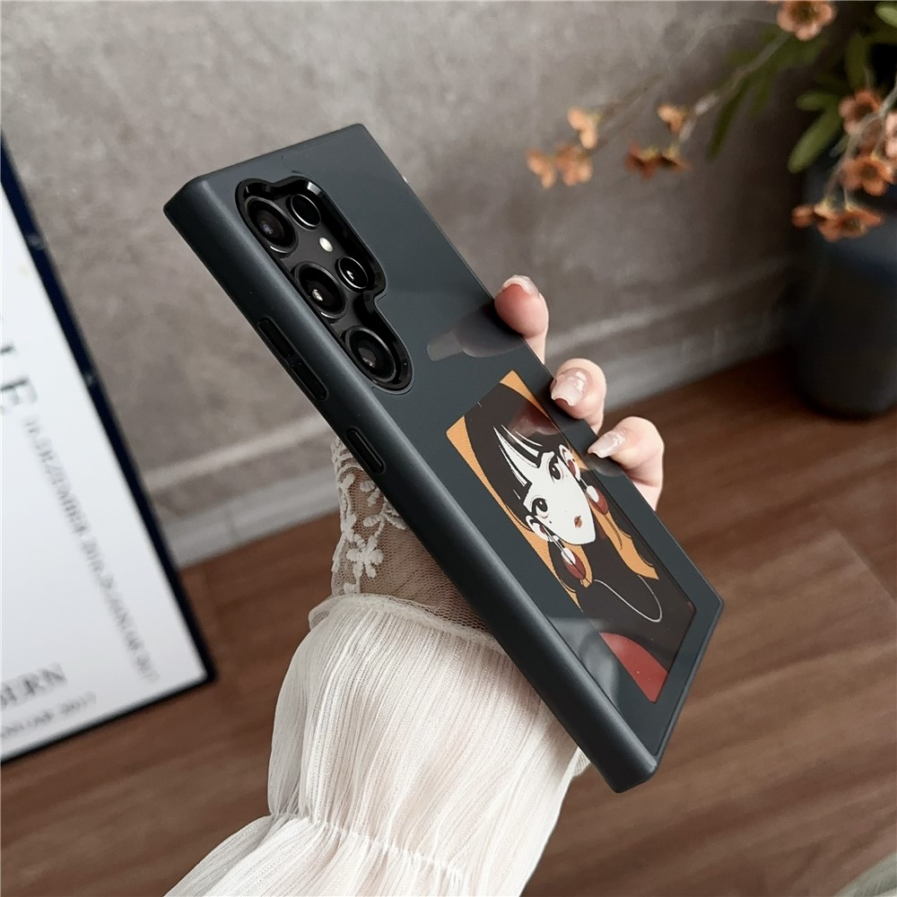 Case for Samsung Galaxy S24 Ultra S928, OEM, Customized E-Ink Display, Black