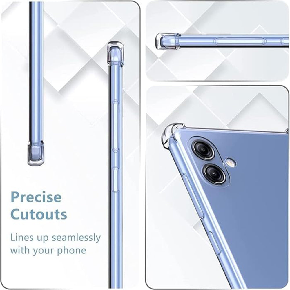 Case for Samsung Galaxy A04e A042 / M04 M045, Techsuit, Shockproof Clear, Transparent