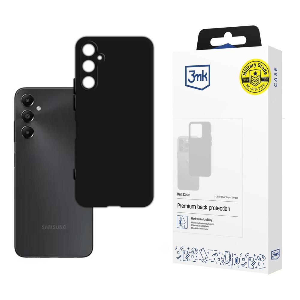 Case for Samsung Galaxy A05s A057, 3MK, Matte Black