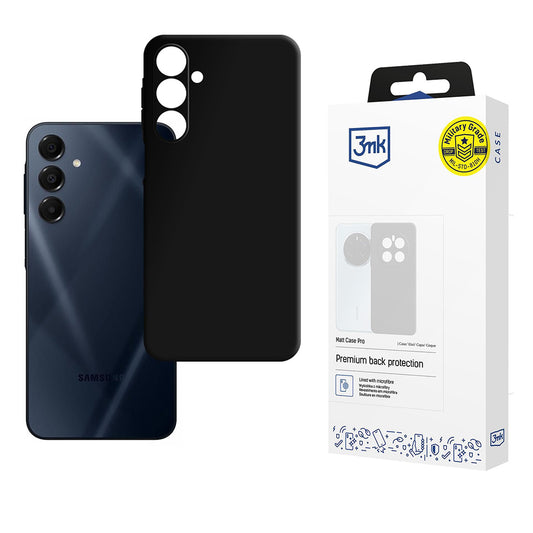 Case for Samsung Galaxy A16 5G A166 / A16 4G A165, 3MK, Pro, Matte Black