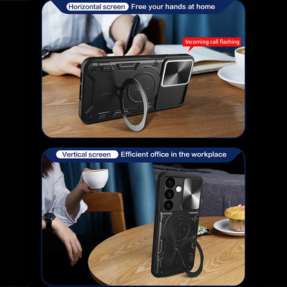Case for Samsung Galaxy A16 5G A166 / A16 4G A165, Techsuit, CamGuard Pro, Black
