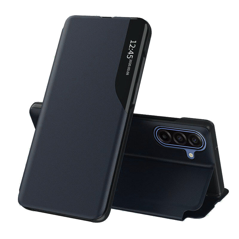 Case for Samsung Galaxy A17 5G, Techsuit, eFold, Dark Blue
