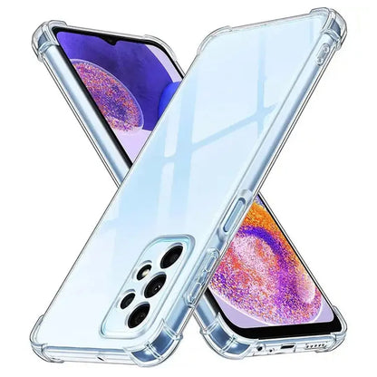 Case for Samsung Galaxy A23 5G A236 / A23 A235, Techsuit, Shockproof Clear, Transparent