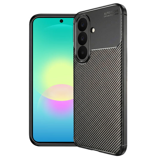 Case for Samsung Galaxy A27 5G, Techsuit, CarbonFiber, Black