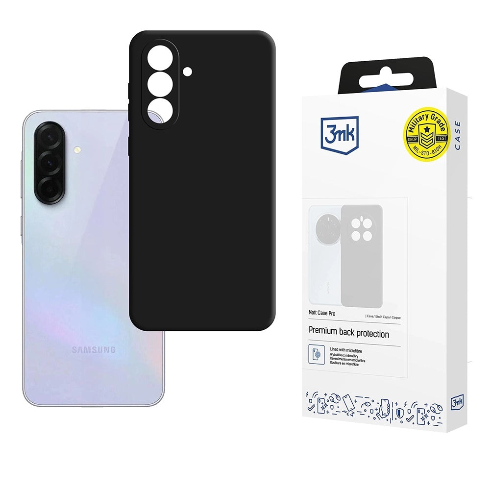 Case for Samsung Galaxy A36 A366, 3MK, Pro, Matte Black