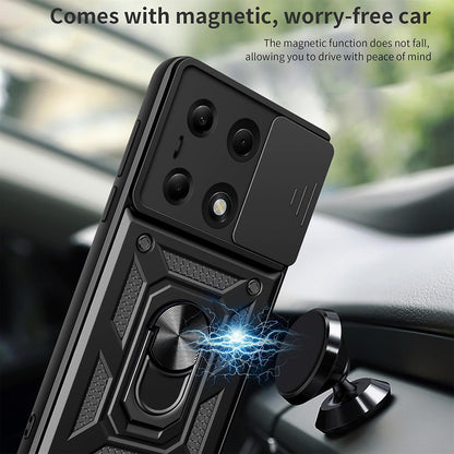 Case for Samsung Galaxy A36 A366, Techsuit, CamShield, Black