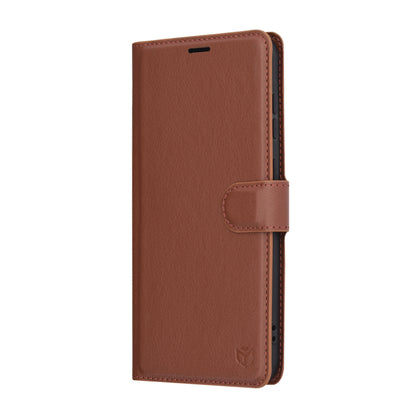 Case for Samsung Galaxy A36 A366, Techsuit, Leather Folio, Brown