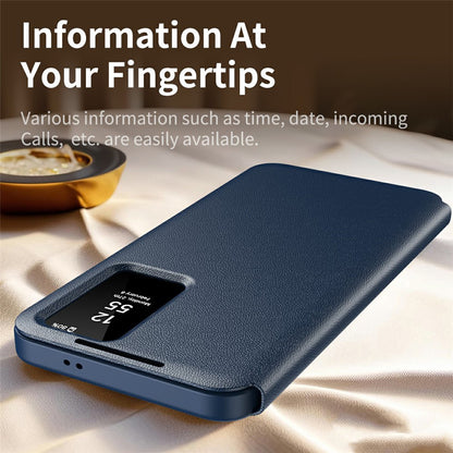 Case for Samsung Galaxy A37 5G, Techsuit, SmartView, Blue