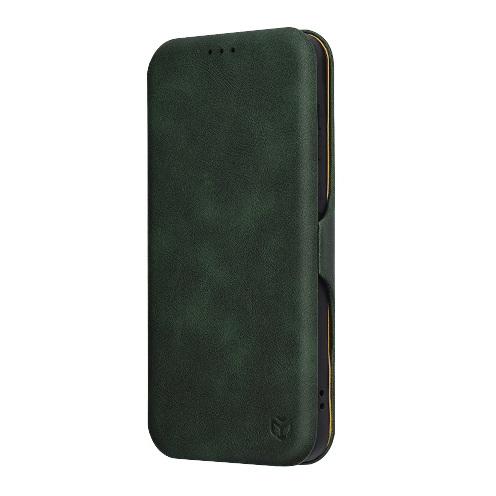 Case for Samsung Galaxy A56 A566, Techsuit, Safe Wallet Plus, Green