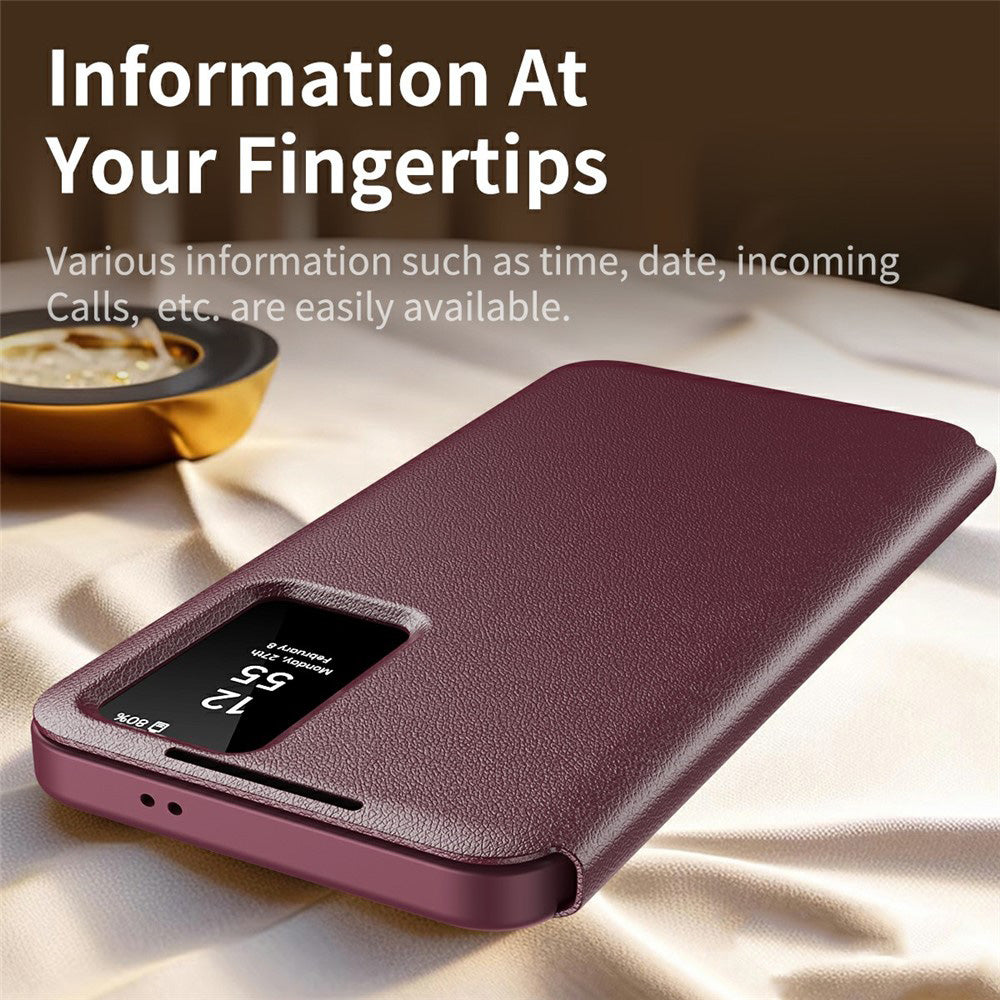 Case for Samsung Galaxy A57 5G, Techsuit, SmartView, Red