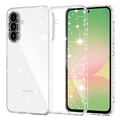 Case for Samsung Galaxy A57 5G, Techsuit, SparkleSkin, Transparent