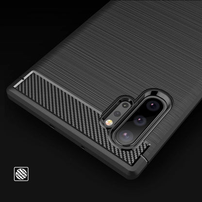 Case for Samsung Galaxy Note 10+ 5G N976 / Note 10+ N975, Techsuit, Carbon, Black