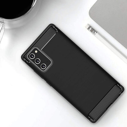 Case for Samsung Galaxy Note 20 5G N981 / Note 20 N980, Techsuit, Carbon, Black