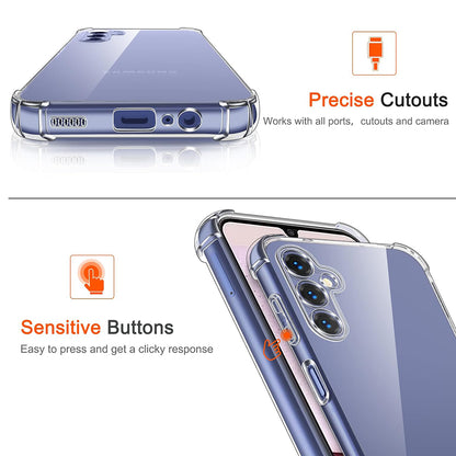 Case for Samsung Galaxy Note 20 5G N981 / Note 20 N980, Techsuit, Shockproof Clear, Transparent