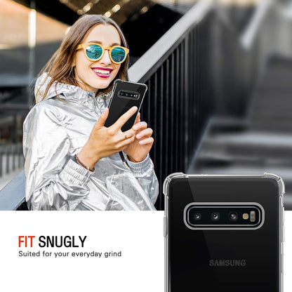 Case for Samsung Galaxy S10 G973, Techsuit, Shockproof Clear, Transparent