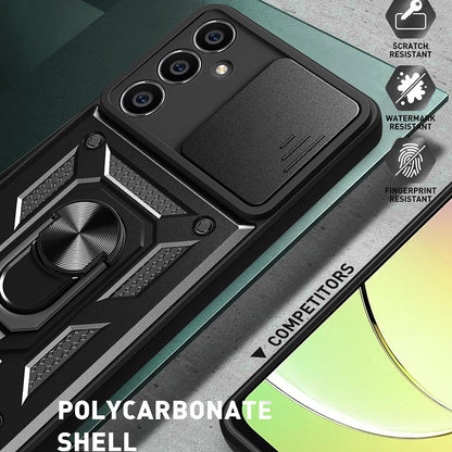 Case for Samsung Galaxy S23 FE S711, Techsuit, CamShield, Black